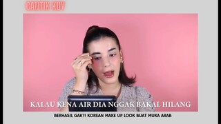 Gokil !! Korean Makeup Untuk Muka Arab