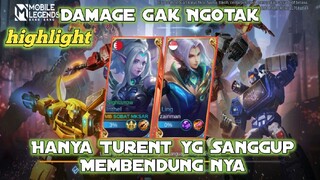 Push Rank irithel dan Ling Mobile Legend Damage Gak ada obat, Lawan Auto Kocar Kacir