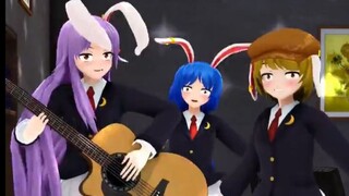 【东方MMD】骨裂吉他手