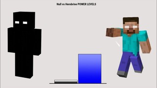 Herobrine VS Null Power Levels - Minecraft