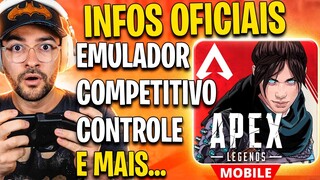 Tudo Sobre EMULADOR, COMPETITIVO, NOVA LENDA FADE e MAIS no APEX LEGENDS MOBILE