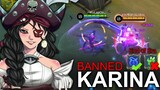 Ban Karina End of Tank Era | Karina Damage Build 2022 | MLBB