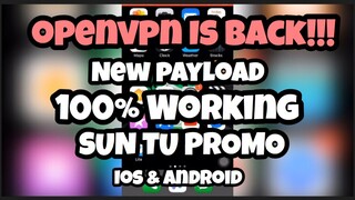 OPENVPN IS BACK NEW PAYLOAD 100%WORKING SUN TU PROMO