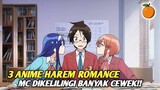 Rekomendasi anime Harem romance terbaik yang seru untuk menghibur jiwa JOMBLO kalian‼️