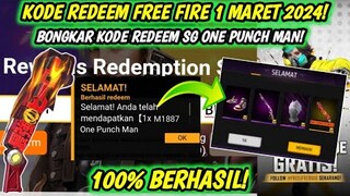 KODE REDEEM FREE FIRE TERBARU 1 MARET 2024 HARI INI - KODE REDEEM FF TERBARU 1 MARET 2024