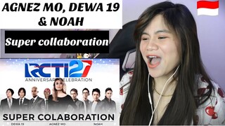 AGNEZ MO , Dewa 19 & Noah - Super Collaboration II FILIPINA REAKSI