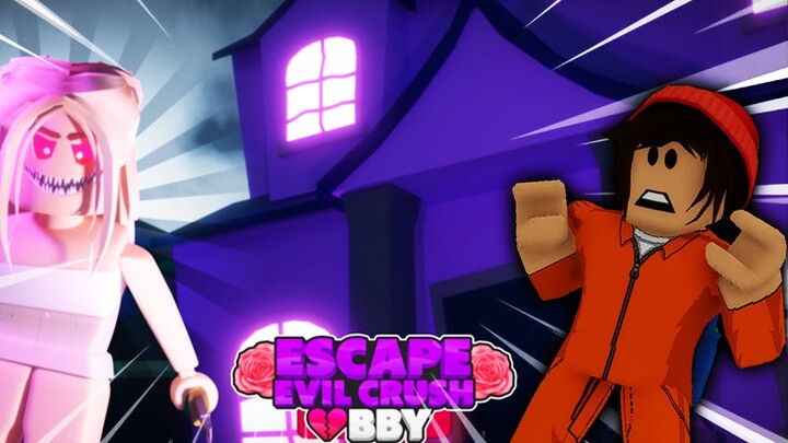 Ternyata Gebetanku adalah Psikopat Yang MENYERAMKAN! Escape Evil Crush OBBY! | Roblox Indonesia