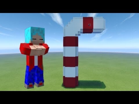 [KREASI NATAL] Cara Membuat RUMAH BERBENTUK CANDY CANE DI MINECRAFT