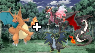 What if Charizard + All Forms = 🤯🔥|| Charizard All Evolution 🥵#pokemon #viral #edit #fusion