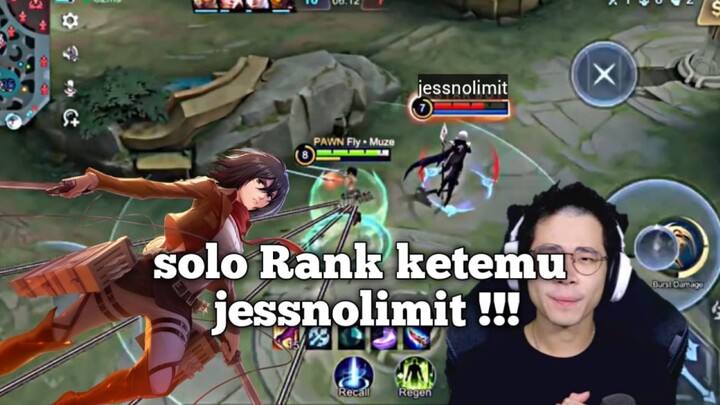 Push Rank ketemu Jessnolimit asli 🔥 kasih paham 🔥