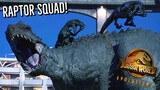 Blue, Charlie, Delta & Echo vs. INDOMINUS REX - Jurassic World Evolution [4K]