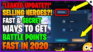 *UPDATE?!* SELLING HEROES IN MOBILE LEGENDS?? | HOW TO SELL HERO IN MOBILE LEGENDS | 2020