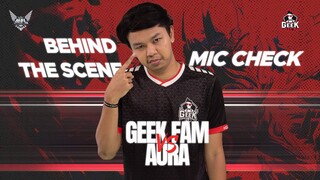 MATCH GEEK FAM VS AURA FIRE, LORD TERCURI HINGGA GAGAL DAPAT POIN | MIC CHECK WEEK 4 MPL S8