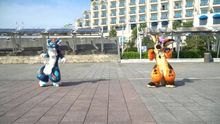 [Fursuit Dance] Infurnity 2019 !! Tamba & Rion Selamat pagi di hari Jumat!!