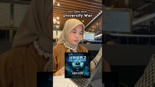 Reality Show kaya University War memang harus diviralkan supaya kita termotivasi