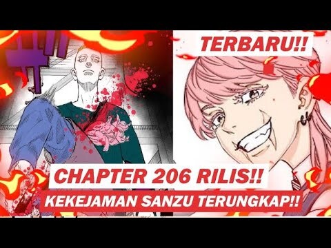 KEKEJAMAN SANZU TERUNGKAP!!! CHAPTER 206 TOKYO REVENGERS RILIS!! CERITA PERKENALAN SANZU DARI BONTEN