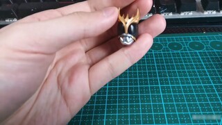 The 75-yuan KO fake bone sculpture Ultimate Kuuga, the common problem was fixed and the waist was br