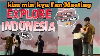 Kapan lagi bisa make-in Kim Min-Gue Batik ‼️🥰🥰 #businessproposal #kimminkyu #kimmingue #fanmeeting