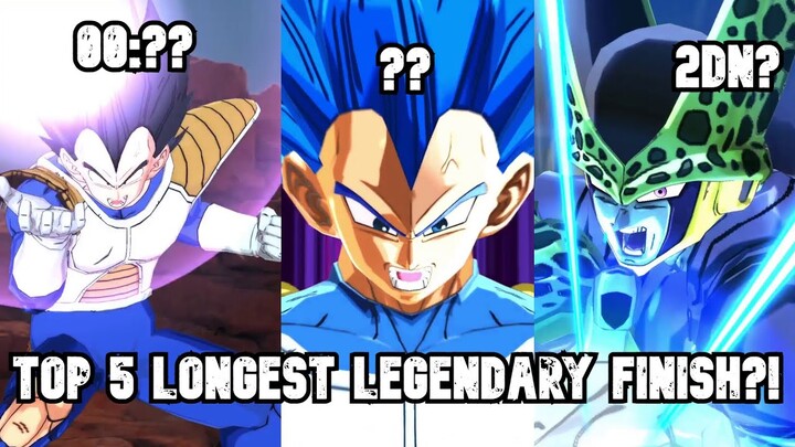 Top 5 Longest Legendary Finish in Dragon Ball Legends