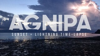 AGNIPA || Cloudy Sunset Time-Lapse + Lightning [HD] | Romblon, Philippines