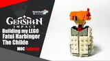 LEGO Genshin Impact Fatui Harbinger Childe Chibi MOC Tutorial | Somchai Ud