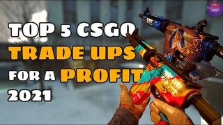 CSGO - TOP 5 BEST TRADE UPS FOR 2021 | Profitable Trade-ups 2021 | elsu