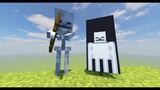 How to make a skeleton banner in Minecraft!