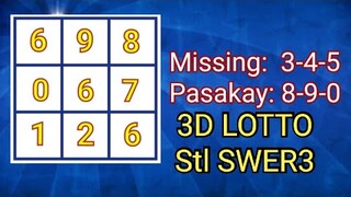 SWERTRES HEARING TODAY / 3D LOTTO / STL SWER3 | OCTOBER 15 2019