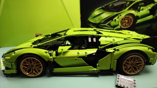 22 ชั่วโมง, วัสดุ 84G, ชิ้นส่วน 3696 ชิ้น, เล่นได้ดี [LEGO] เรือธงปี 2020, 42115 Lamborghini Sian FK