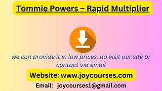 Tommie Powers – Rapid Multiplier