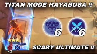 TITAN MODE HAYABUSA SCARY ULTIMATE ‼️ 6 ASTRO POWER + 6 SWORDSMAN = AUTO WIN ✅