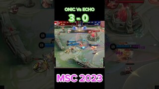 Moment Onic Vs Echo 3-0 #mlbb #mobilelegends #msc