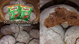How To Make a Milo Cookies Recipe/Only 3 Ingredient/Tasty Bite