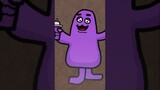 Drawing Grimace 🥤 and coming back later 🥺 #shorts #roblox #grimaceshake