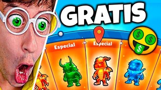 Ruleta ESPECIAL de Skins GRATIS 🔥😎!! (Truco SECRETO 🤑) - Stumble Guys TEKENDO