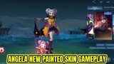 Angela New Painted Skin Gameplay | Possible Starlight Reward | MLBB