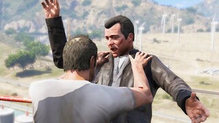 GTA 5 - Trevor killed Michael in The Final Mission!(Funny Best GTA Ending)