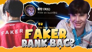 GẦY ĐÃ TÌM ĐƯỢC FAKER TẠI RANK BẠC BÊN HÀN ?