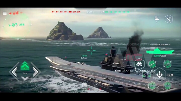 The very first ever Aircraftcarrier gameplay of Modern Warships_ 10/21/20 video released