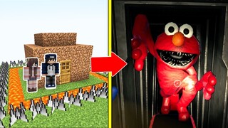 ELMO Tấn Công Nhà Được Bảo Vệ Bởi bqThanh Và Ốc Trong Minecraft