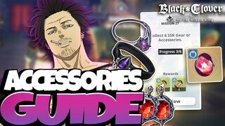 EVERYTHING YOU NEED TO KNOW ABOUT ACCESSORIES! WHERE & HOW TO GET THEM ON GLB - Black Clover Mobile