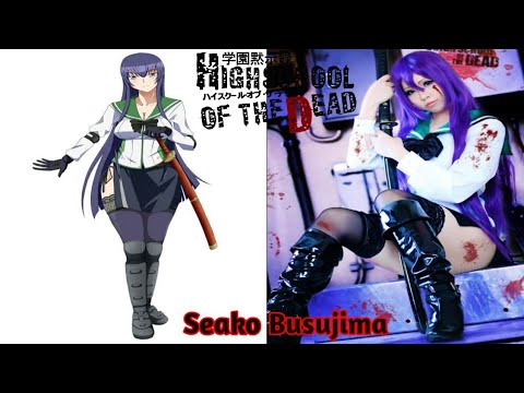 HighSchool of the Dead Characters in Real Life. - BiliBili
