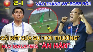VIỆT NAM 2-1 Malaysia, HLV Tan Cheng Hoe "ÂN HẬN " vì TRÊU nhầm "NGƯỜI NHỆN"