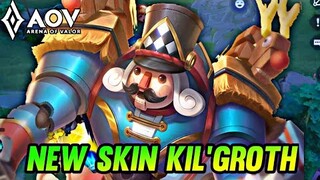 AoV : NEW SKIN KILL'GROTH - ARENA OF VALOR | LIÊNQUÂNMOBILE | ROV | COT