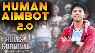 RAFF: Human Aimbot 2.0 | Rules of Survival Highlights!