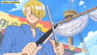 Sanji ngầu đét khi thi nấu ăn với gái xinh