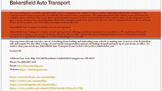 Bakersfield Auto Transport