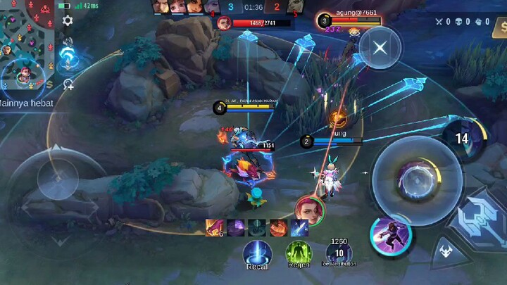 Gusion Slow Hand Auto Tap Tap bisa kill