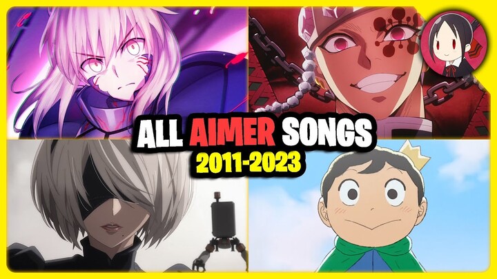 All Aimer Anime Songs (2011-2023)