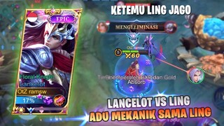 AGGRESSIVE LANCELOT VS LING, DUEL MEKANIK SAMA LING JAGO WKWKWK